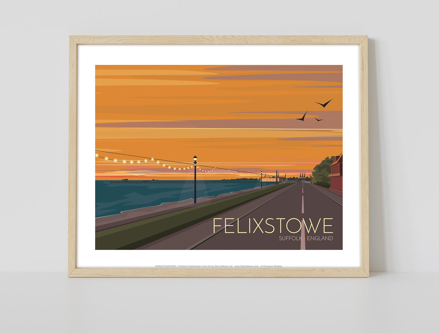 Felixstowe, Suffolk - Art Print