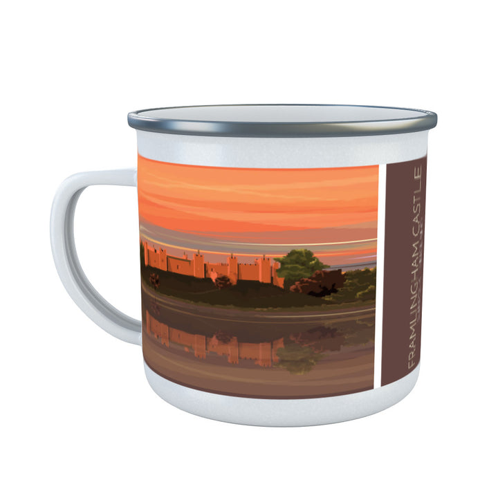 Framlingham Castle, Suffolk Enamel Mug