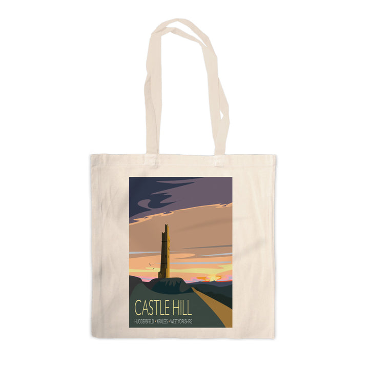 Castle Hill, Huddersfield, Yorkshire Canvas Tote Bag