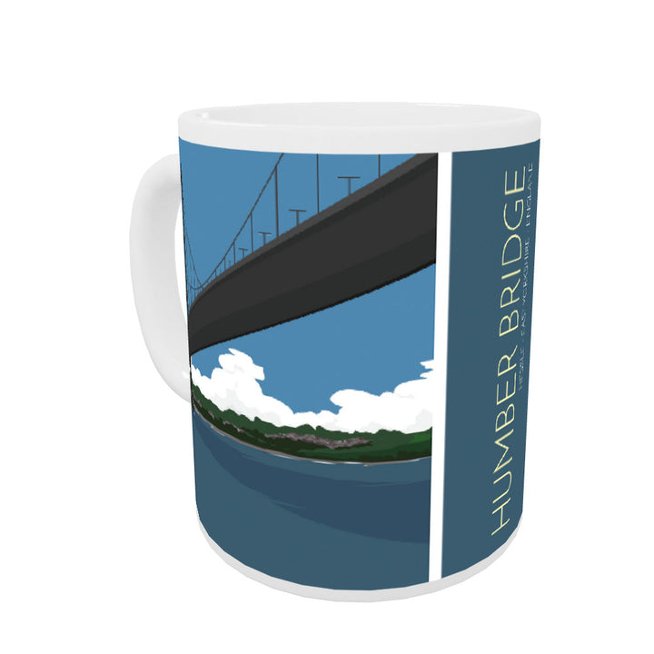 The Humber Bridge, Yorkshire Coloured Insert Mug