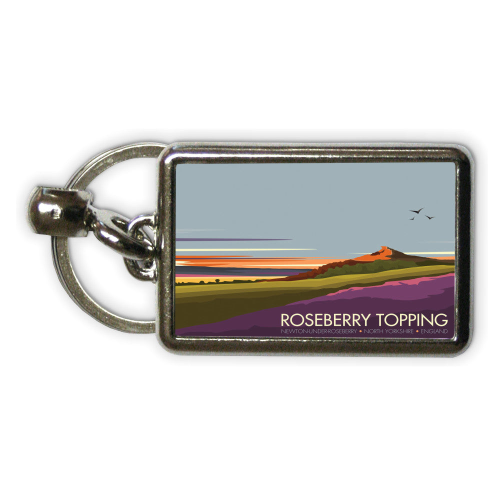 Roseberry Topping, Yorkshire Metal Keyring