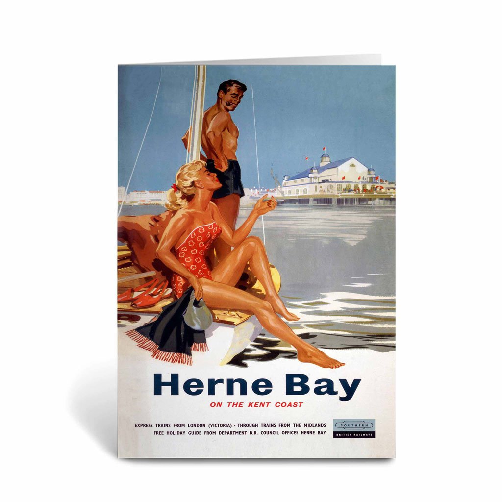 Herne Bay on the Kent Coast Greeting Card