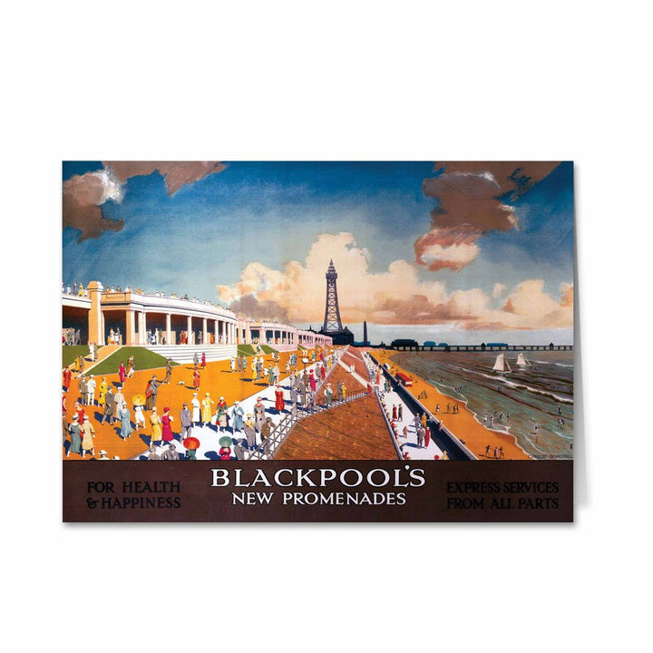 Blackpool New Promenades Greeting Card