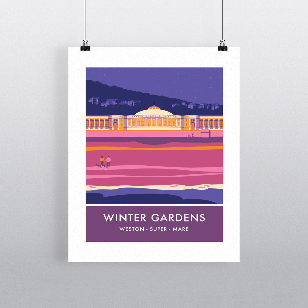 Winter Gardens, Weston Super Mare, Somerset - Art Print