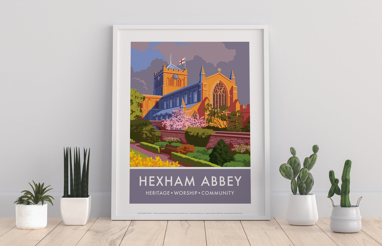 Hexham Abbey, Hexham, Northumberland - Art Print