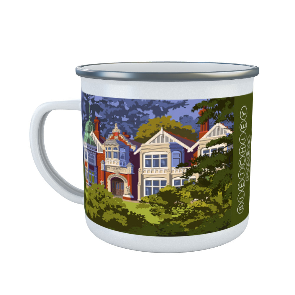 Bletchley Park, Bletchley, Buckinghamshire Enamel Mug