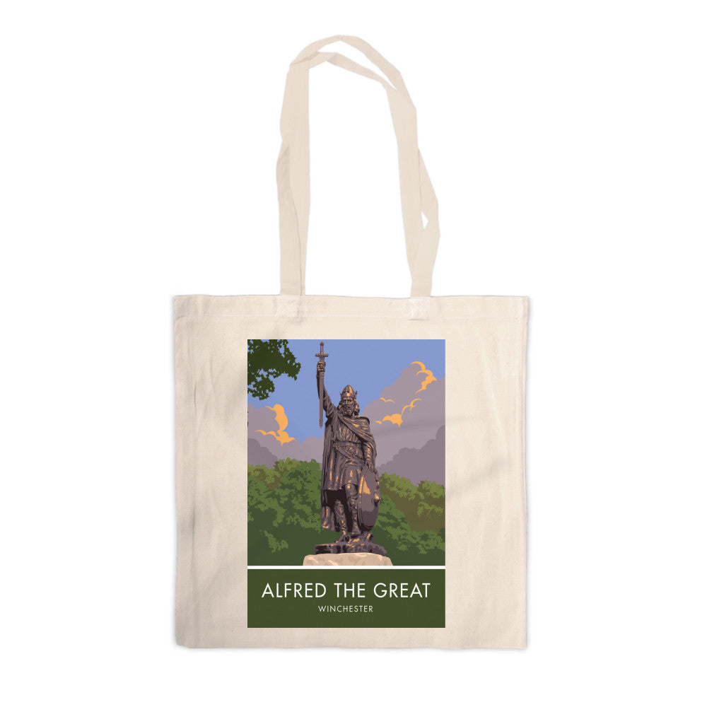 Alfred the Great, Winchester, Hampshire Canvas Tote Bag