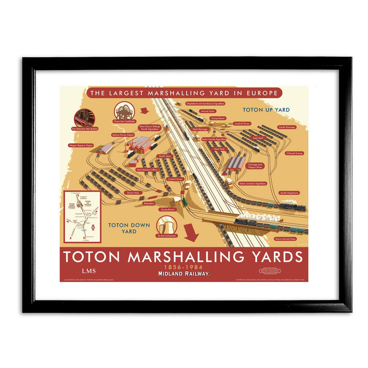 Toton Marshalling Yards Art Print