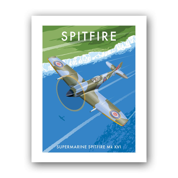 Spitfire, Supermarine Spitfire Mk Xvi Art Print