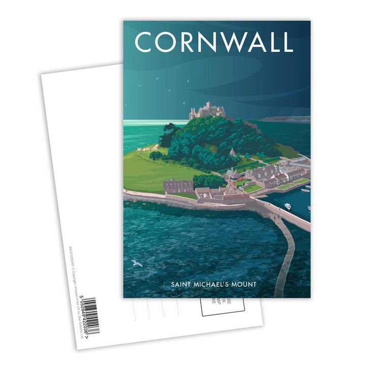 Cornwall Postcard Pack of 8