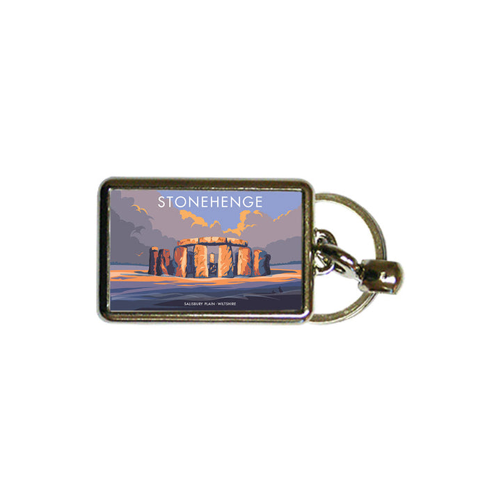 Stonehenge Metal Keyring