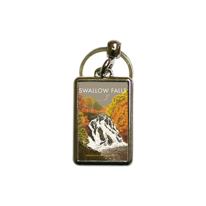 Swallow Falls Metal Keyring