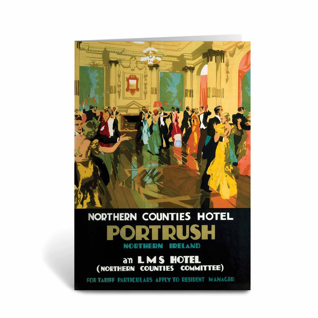 Portrush, Northern Counties Hotel Greeting Card