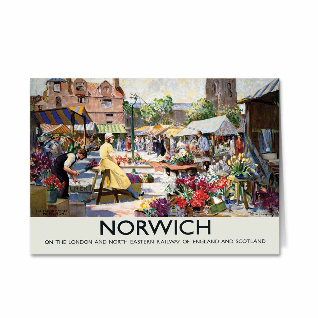 Norwich Market Greeting Card