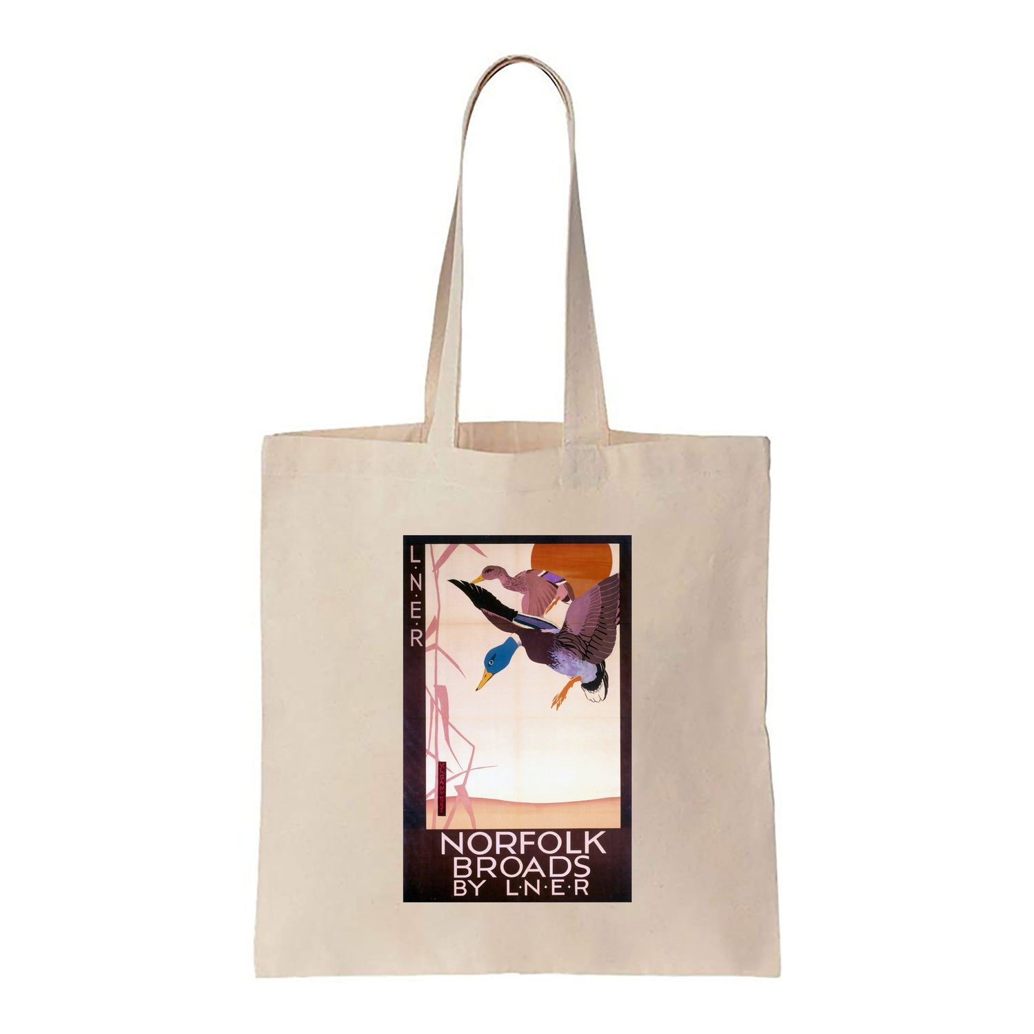 Norfolk Broads Ducks - Canvas Tote Bag