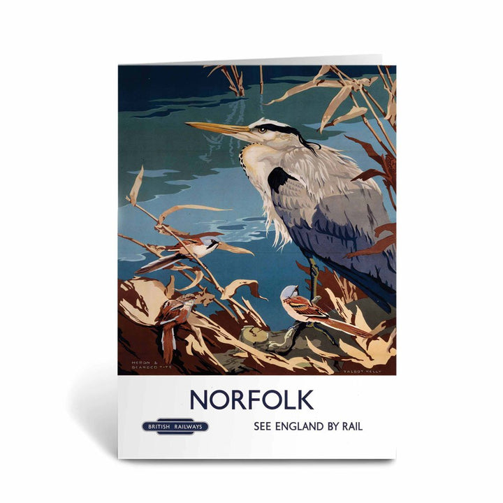 Norfolk Heron Greeting Card