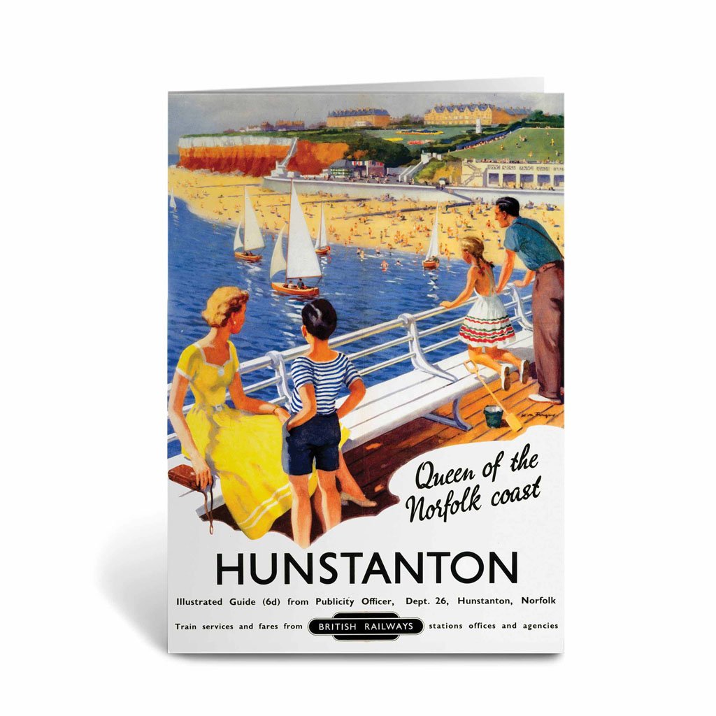 Hunstanton Queen of the Norfolk Coast Greeting Card