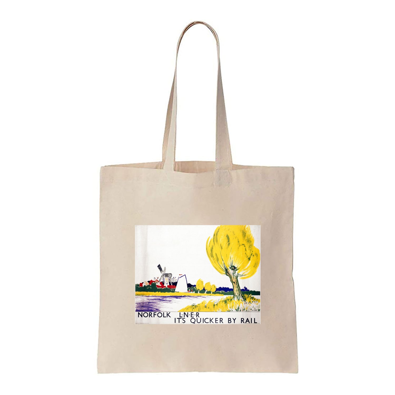 Norfolk Big Yellow Tree - Canvas Tote Bag