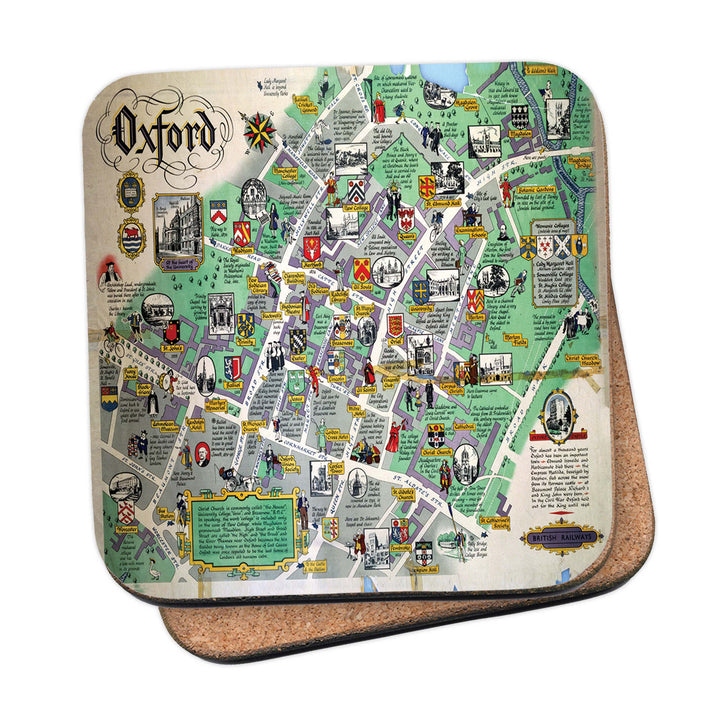 Oxford Map Coaster