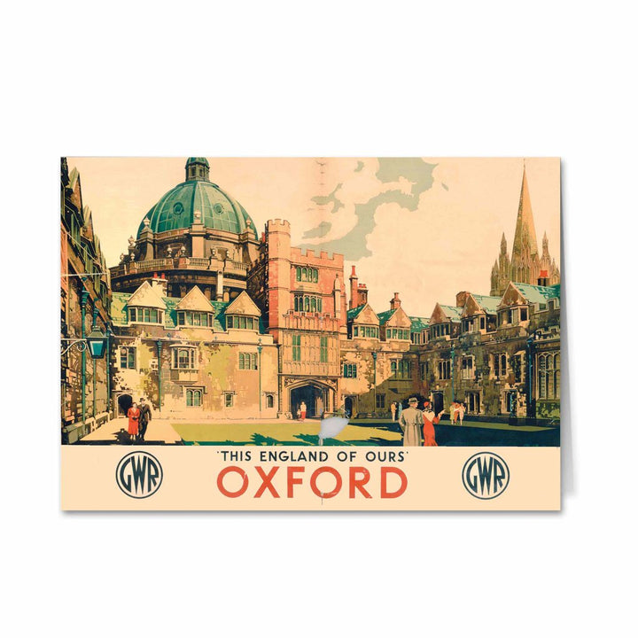 This England of Ours Oxford Greeting Card