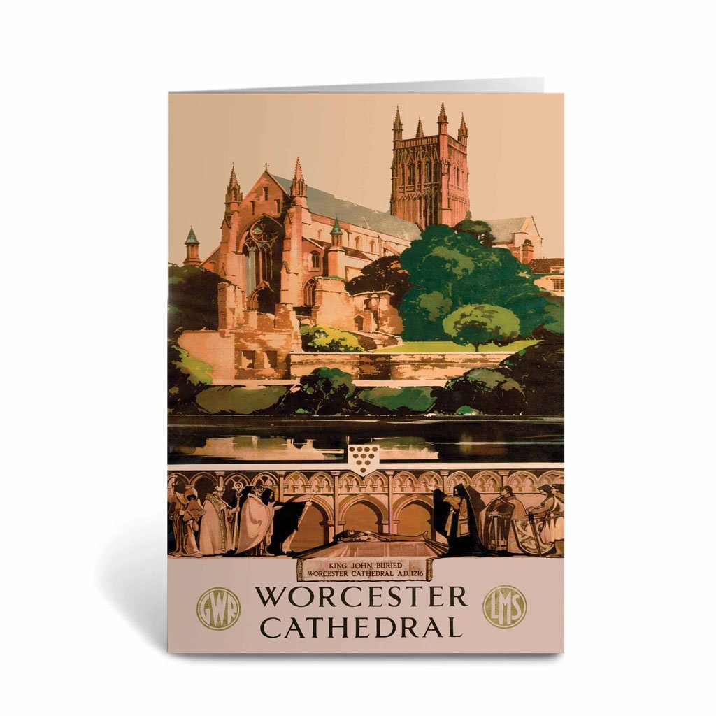 Worcester Cathedral Greeting Card