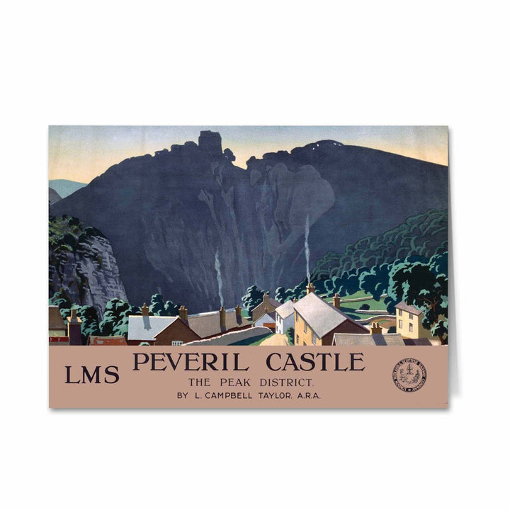 Peveril Castle - The Peak District Greeting Card