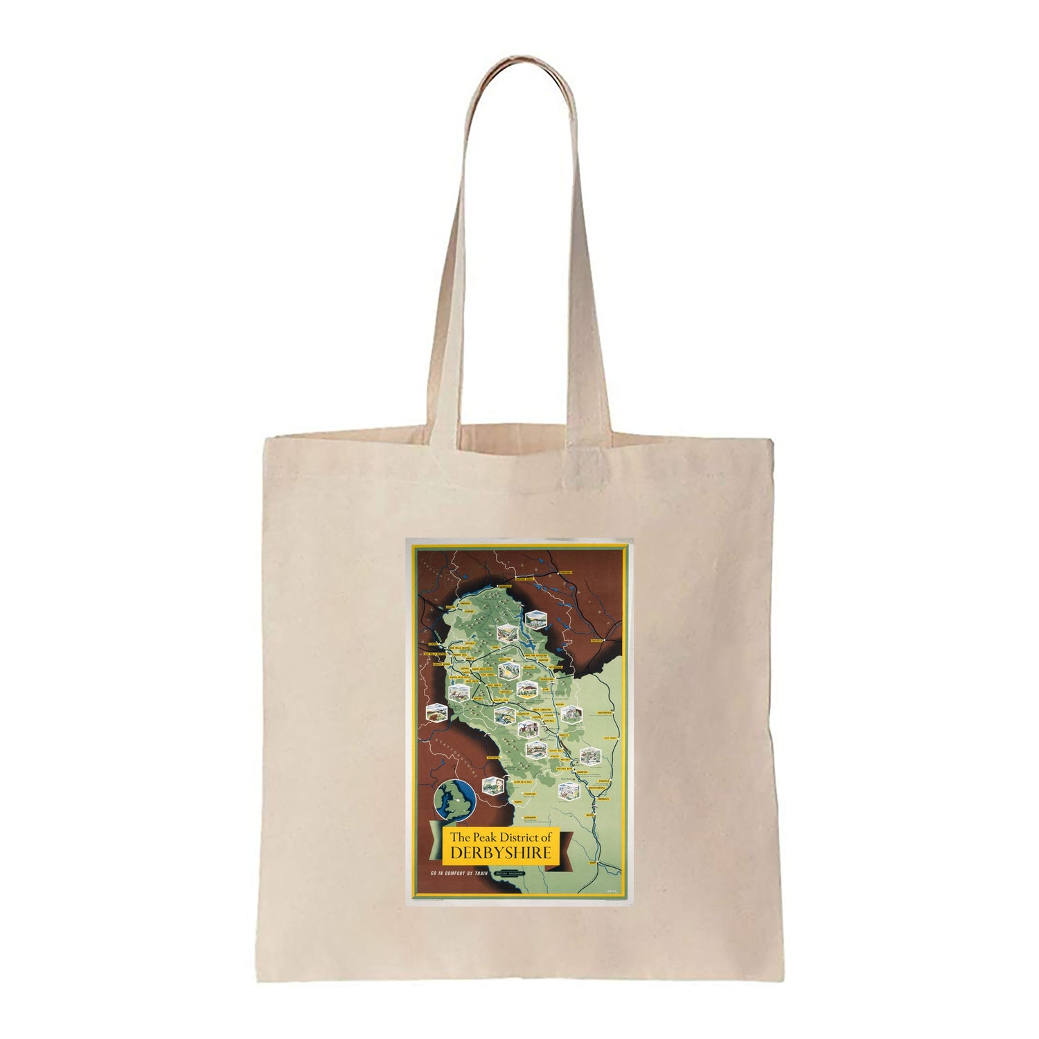 The Peak District of Derbyshire - Canvas Tote Bag