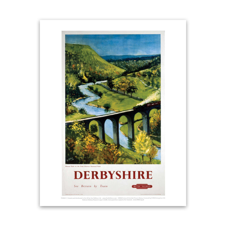 Derbyshire, See Britain By Train Art Print