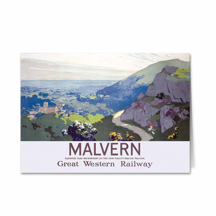 Malvern, Great Western Railway Greeting Card