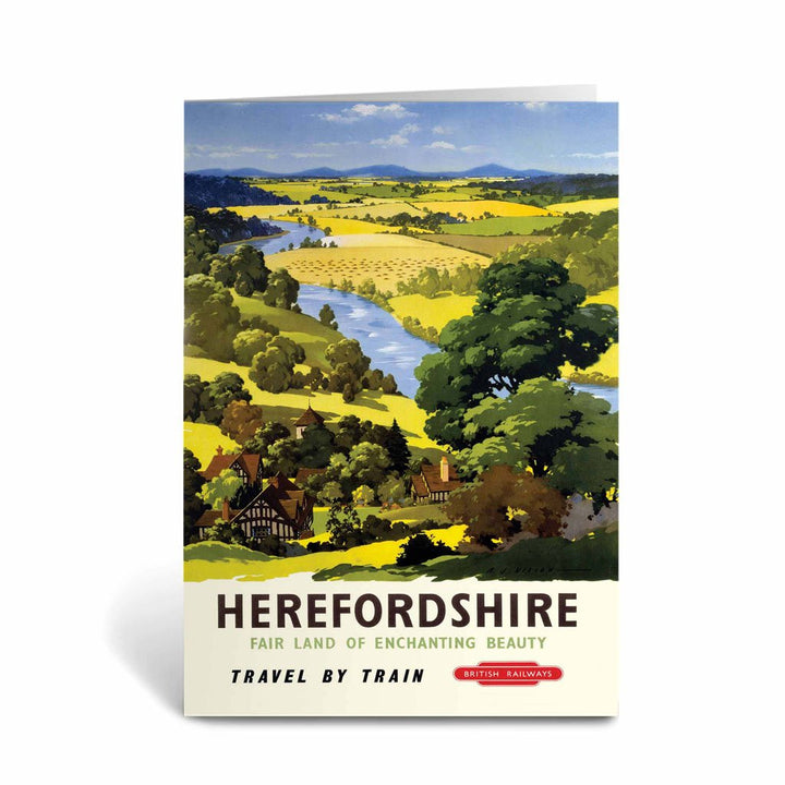 Herefordshire, Fair Land of Enchanting Beauty Greeting Card