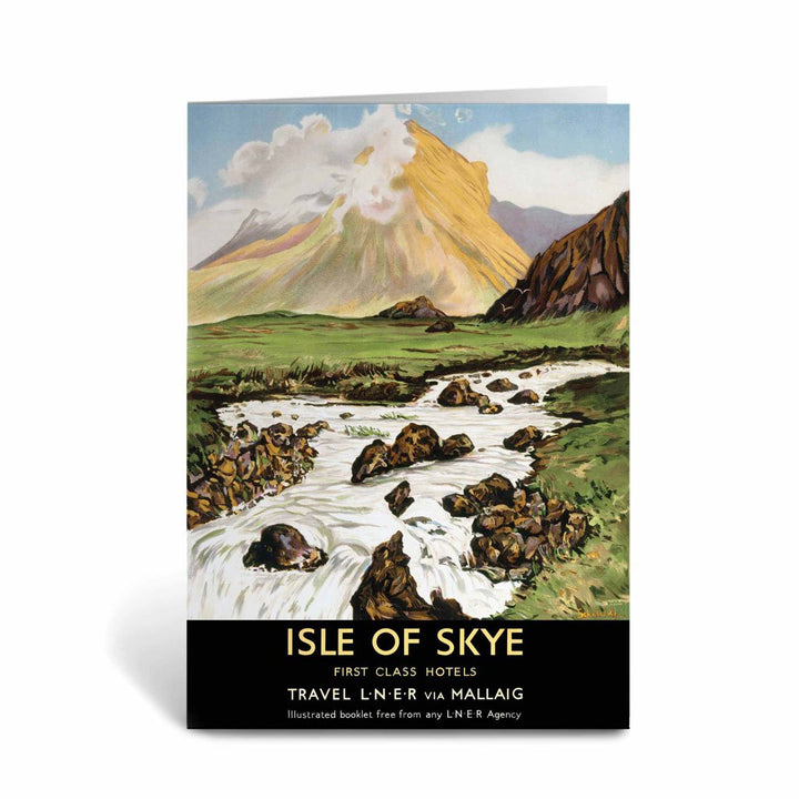 Isle of Skye, First Class Hotels Greeting Card