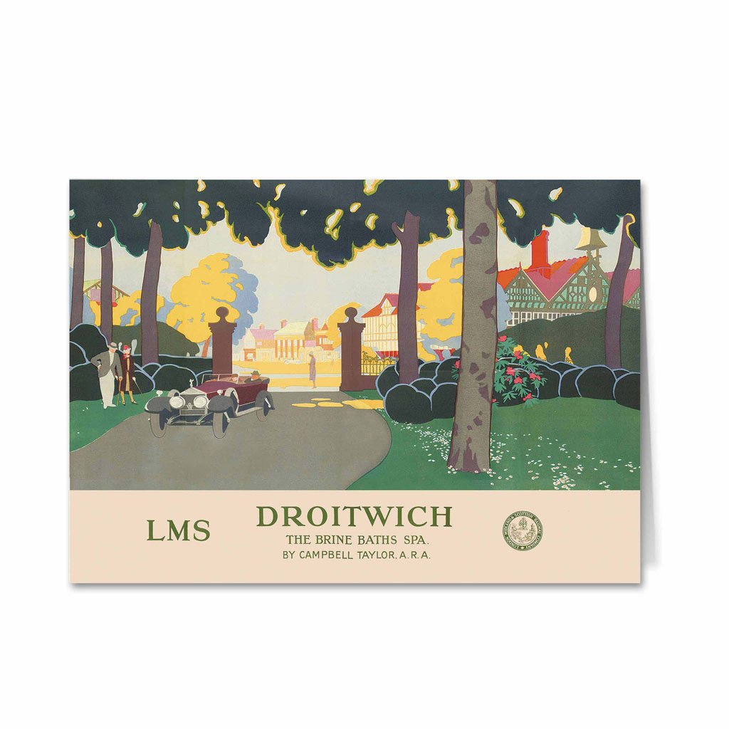 Droitwich, Natural Brine Baths Spa Greeting Card