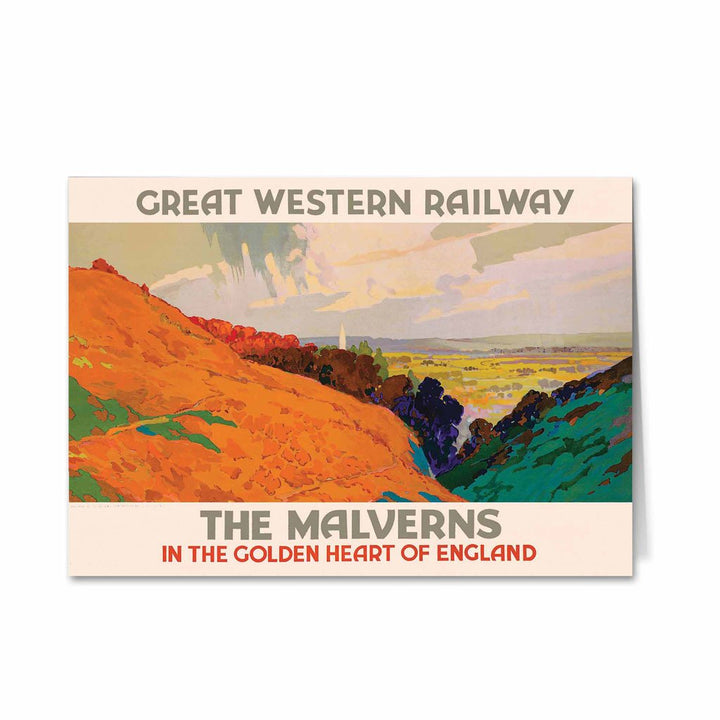 The Malverns, In the Golder Heart of England Greeting Card