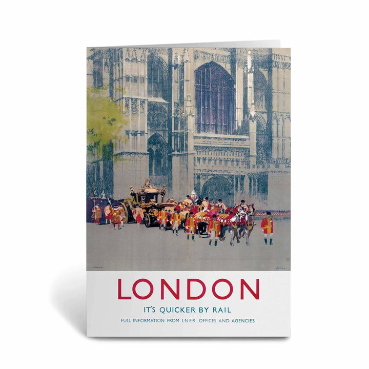 London Parade St Paul's Greeting Card