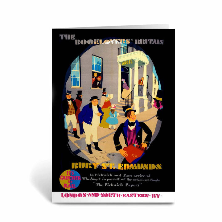 Bury St. Edmunds, The Booklover Britain Greeting Card