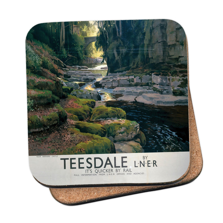 Teesdale near Barnard Castle Coaster