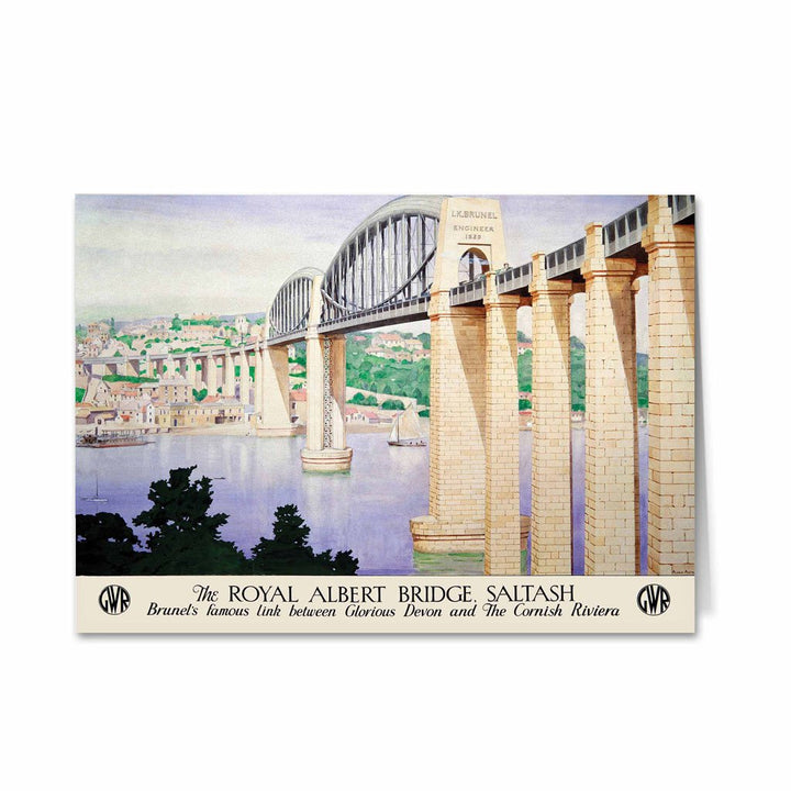 The Royal Albert Bridge Saltash Greeting Card