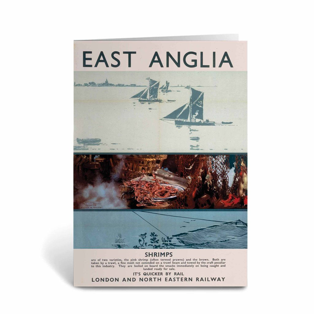 East Anglia - Shrimps Greeting Card