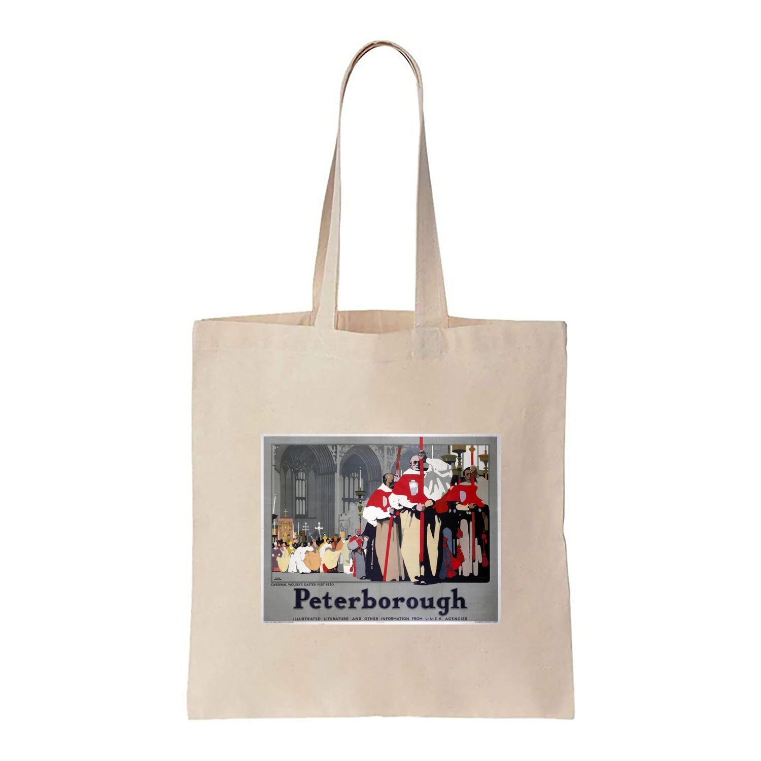 Peterborough, Cardinal Wolsey's Easter Visit - Canvas Tote Bag