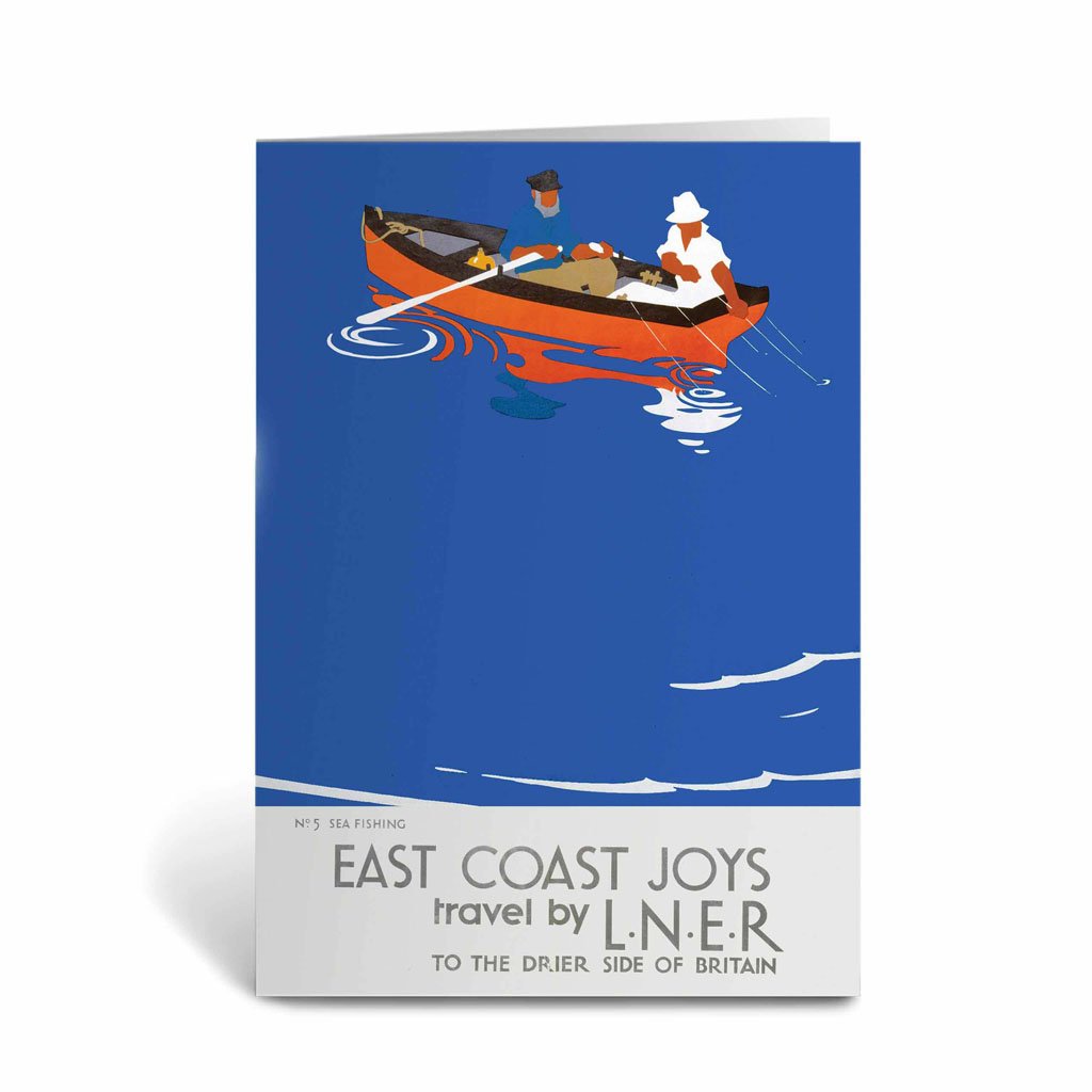 East Coast Joys No 5 Sea Fishing Greeting Card