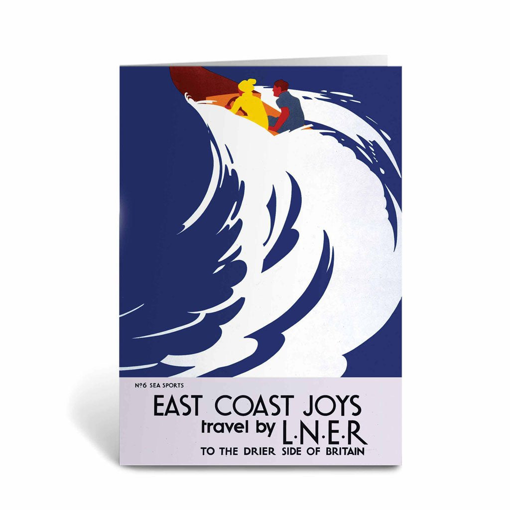 East Coast Joys No 6 Sea Sports Greeting Card