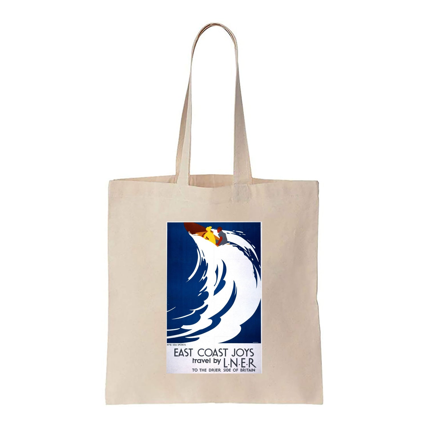 East Coast Joys No 6 Sea Sports - Canvas Tote Bag