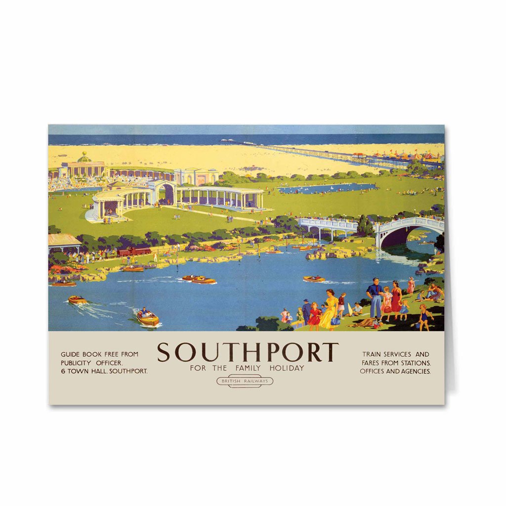 Southport for the Family Holiday Greeting Card