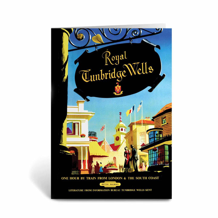 Royal Tunbridge Wells Sign Greeting Card