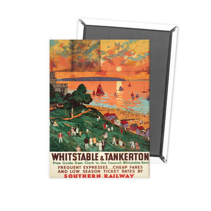 Whitstable and Tankerton Fridge Magnet