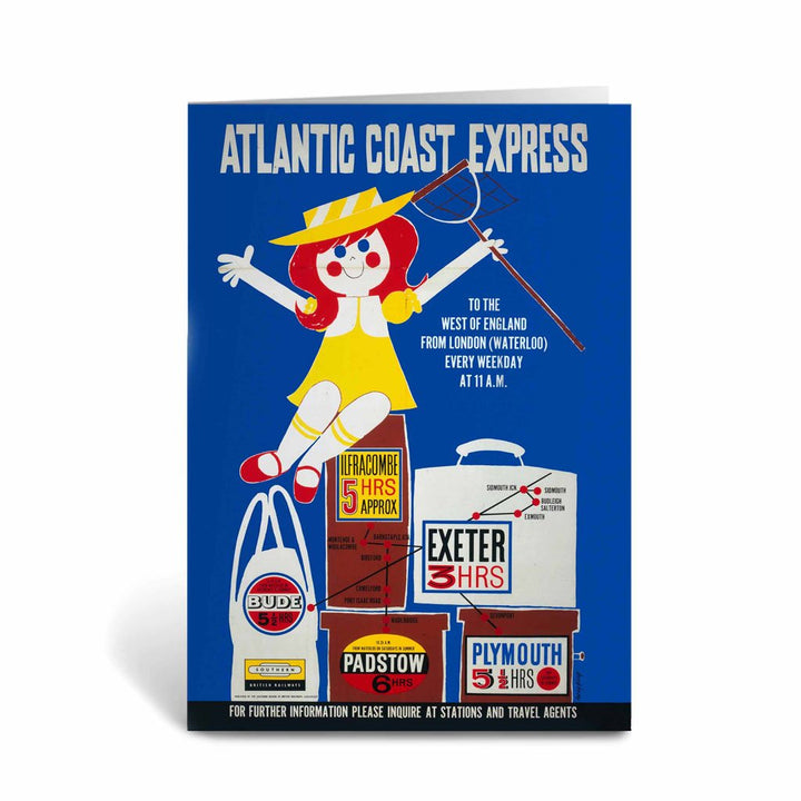 Atlantic Coast Express Greeting Card