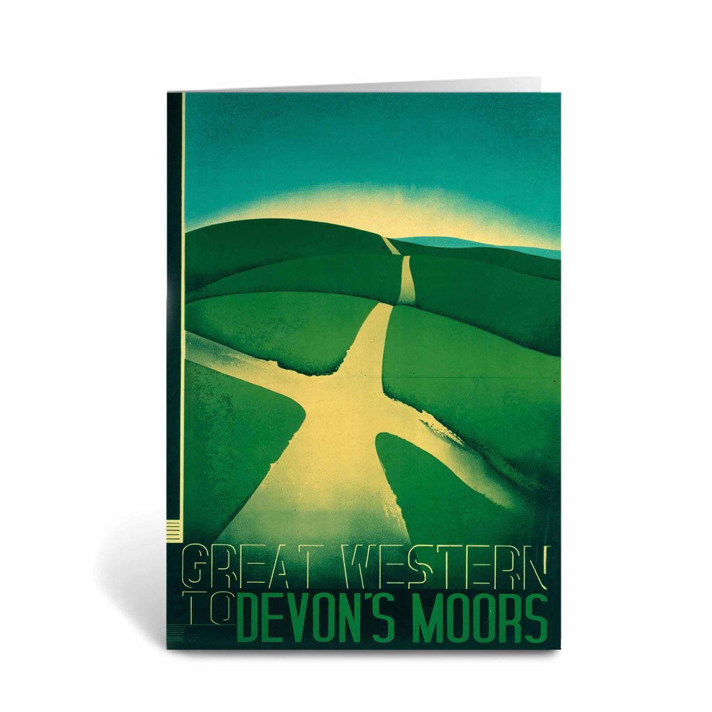 Great Western to Devon's Moors Greeting Card