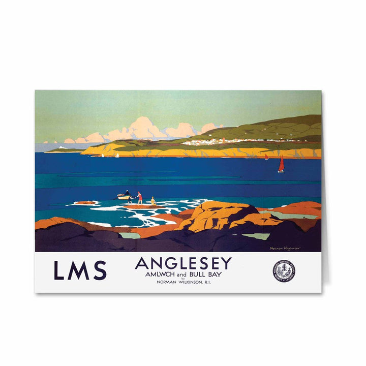 Anglesey - Amlwch and Bull Bay Greeting Card