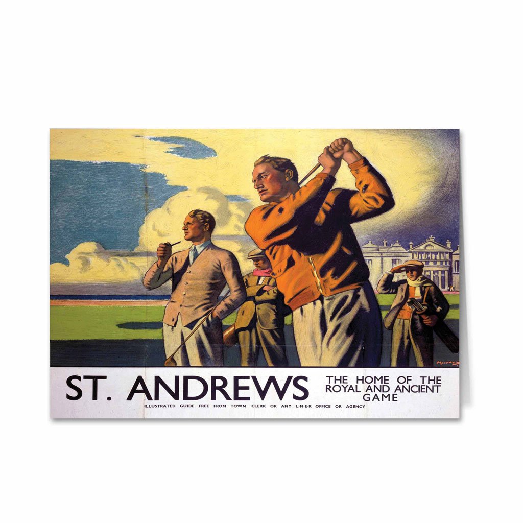 St Andrews, Home of the Royal Game Greeting Card