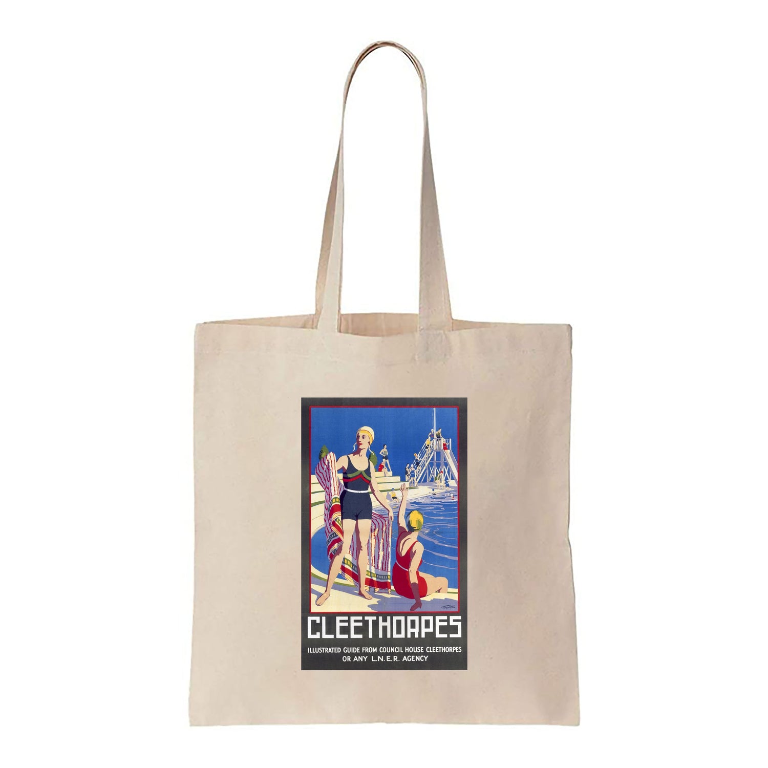 Cleethorpes - Swimming Pool - Canvas Tote Bag